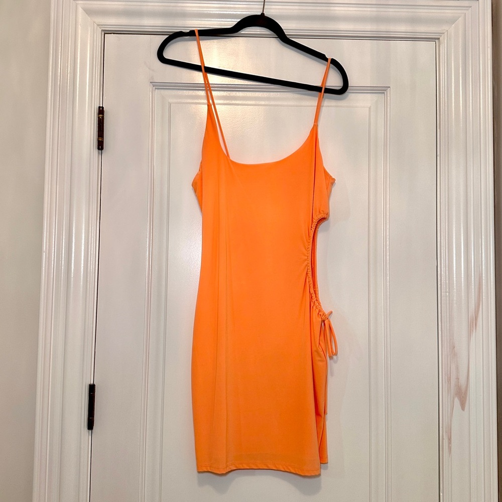 Orange Mini Dress
